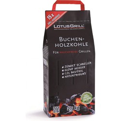 Lotusgrill Houtskool Beuken zak 2.5 kg