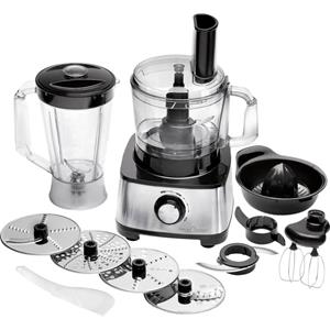 proficook Profi Cook PC-KM 1063 Foodprocessor 1200 W Zwart, Zilver