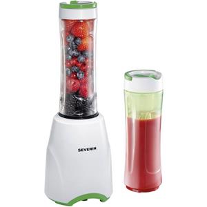 SEVERIN Smoothie-Maker SM 3735 , Mix & Go, , weiß / grün