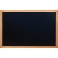 Securit Kreidetafel WOODY, mit Holzrahmen, teak