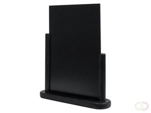 Securit tafelkrijtbord Elegant ft A4, zwart