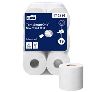 Tork Toilettenpapier Advanced SmartOne T9 2-lagig 13,4cmx111,6m weiß V