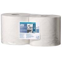 Putzpapierrolle Hybrid-Qualität 2-lagig, weiß, Blattgröße 235 x 340 mm, VE 4 Stk