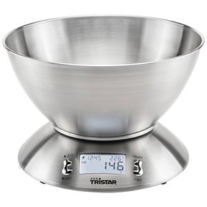 Tristar keukenweegschaal 5 kg met maatkom