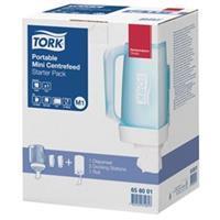 TORK Mini Innenabrollungsspender Starter Set Weiß und Türkis M1 658001 1St.