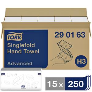 Tork Handtücher Advanced Zickzack-Faltung 1-lagig weiß VE=15x250 Stück