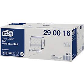 Tork Premium Soft H1 dispenser rol papieren handdoekjes. 2-laags. reliëf. wit (pak 6 x 100 meter)