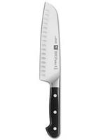 Zwilling Santokumesser "Pro", mit Kullen, universal einsetzbar, 18 cm, schwarz