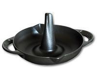 Kippenbrader 24 cm, Zwart - Specialities - Staub