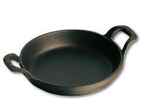 Ovenschaal 12 cm, Rond, Zwart - Specialities - Staub