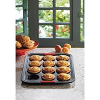 Lecreuset Le Creuset Bakvorm voor 12 mini-cakes 34 cm Mat Zwart