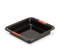 LE CREUSET GMBH Backform, 24 cm, quadratisch, schwarz