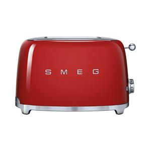 Smeg Broodrooster 2x2 TSF01RDEU, rood