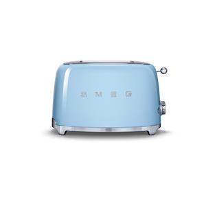 Smeg Broodrooster 2x2 TSF01PBEU, pastelblauw