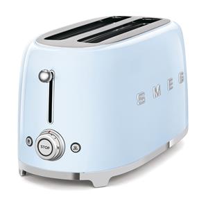 Smeg Broodrooster 2x4 TSF02PBEU, pastelblauw