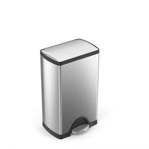 Simplehuman Rectangular Pedaalemmer 38 Liter Vingerafdrukvrij