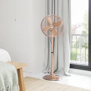 Tristar Retro Standventilator VE-5971 50 W 40 cm Kupferfarben Gold