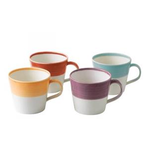 Royal Doulton 1815 mok Brights 450ml - set van 4