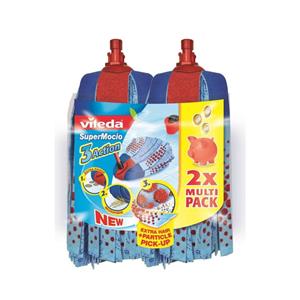 SuperMocio 3x Action Wischmop Ersatz 2er Multi Pack