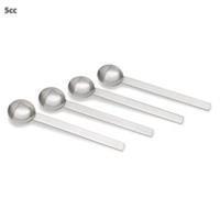 Blomus Cappucinolöffel Utilo, Löffel für Cappucino, Kaffeelöffel, Teelöffel, Edelstahl Matt, 4er Pack, 63115