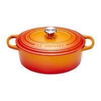 Le Creuset Bräter Signature Oval Gusseisen Ofenrot 27cm