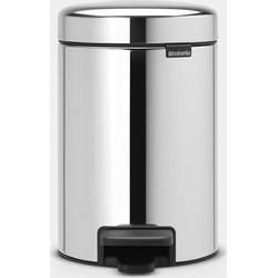 Brabantia pedaalemmer newlcon 3 liter Brilliant steel