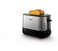 Philips Toastautomat HD2637/90, hellgrau/schwarz, hellgrau/schwarz