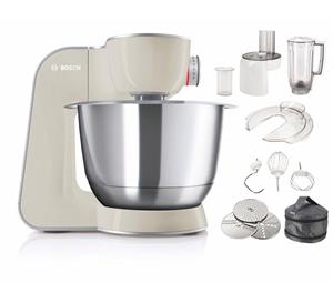 BOSCH Keukenmachine MUM5 CreationLine MUM58L20 veelzijdig te gebruiken, continu rasp- en snijapparaat, 3 raspschijven, mixer