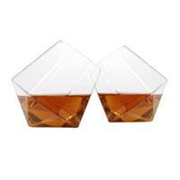 Thumbs Up! Diamond Whisky Glasses Set of 2