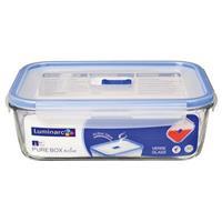 Luminarc Glazen schaal Pure Box Active; 1970 ml, 24.2x18x7.9 cm (LxBxH); transparant; rechthoekig; 6 stuk / verpakking