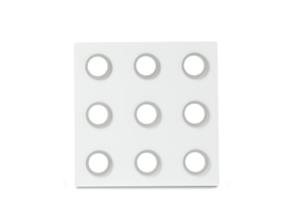 Mepal onderzetter domino wit