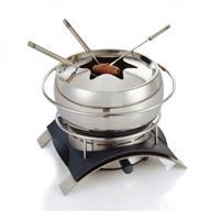 NOVIS Elektro-Fondue FONDUE INOX 6014.21.1, 6 Fonduegabeln, 0,7 Liter