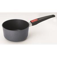 WOLL Kochtopf Guss-Stieltopf Diamond Lite 18 cm, Aluminiumguss, abnehmbarer Stiel, Spülmaschinengeeignet, Induktionsgeeignet