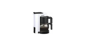 Cloer - Kaffeemaschine 5Tassen ws Glaskanne abn.Wassert Wassertank abnehmbar 625ml