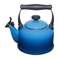 Le Creuset Wasserkessel Tradition Marseille Blau 2,1L