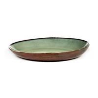 Serax Terres de Rêves Bord Diep B5116146, 35,5cm misty grey/rust