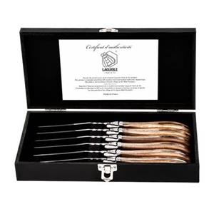 Laguiole Style de Vie Luxury Line Steakmessenset 6 st.