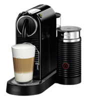 DeLonghi Nespresso-Automat Citiz EN267.BAE inklusive Aeroccino, schwarz, schwarz