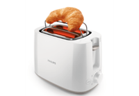 Philips Toaster HD2581/00, 2 kurze Schlitze, 830 W, 2 Toastkammern