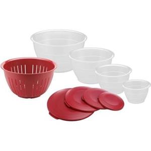 Westmark Salatschüssel Set weiß 9-teilig