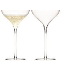 LSA L.S.A. Savoy Champagne Glas 250 ml Set van 2 Stuks
