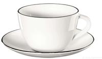 ASA Selection Kaffeetasse & Untertasse A Table Ligne Noire