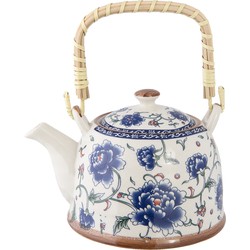 Clayre & Eef Theepot 18x14x12 cm / 0,7L