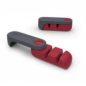 Joseph Joseph Rota Knife Sharpener - Dark Grey/Red