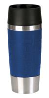 emsa Isolierbecher TRAVEL MUG, 0,36 L., Manschette blau