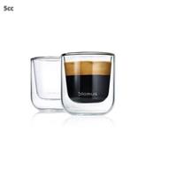 Blomus Dubbelwandige Glazen Espresso Nero 8 cl - 2 Stuks