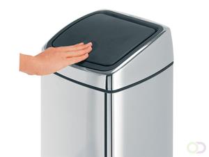 Brabantia touch bin 25 liter brilliant steel