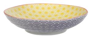 Geel/Paar Bord - Star Wave - 21 x 5.2cm