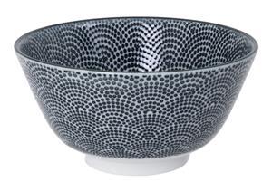 Tokyo Design Studio - Nippon Black - Rijst Kom - Stippen - 12 x 6.4cm 300ml