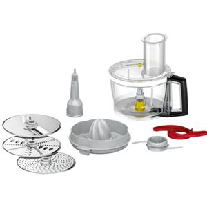 BOSCH Mixaufsatz Lifestyle Set VeggieLove Plus MUZ9VLP1, Zubehör für alle Bosch Küchenmaschinen OptiMUM MUM9…, mit Multimixer inkl. 3 Scheiben